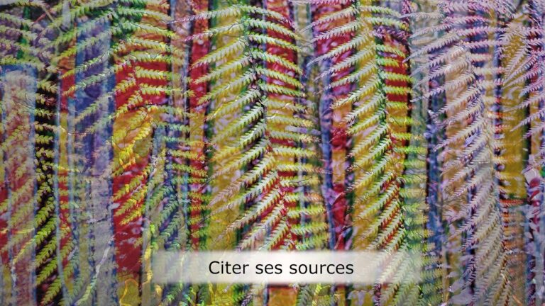 Citer ses sources Citer ses sources
