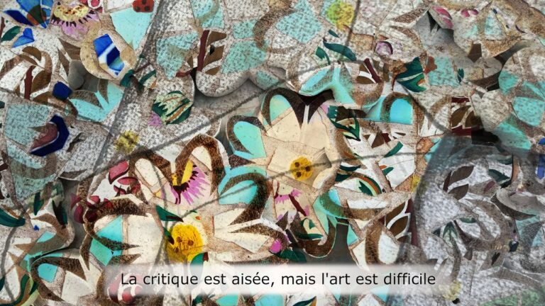 La critique est aisée, mais l’art est difficile La critique est aisée, mais l’art est difficile